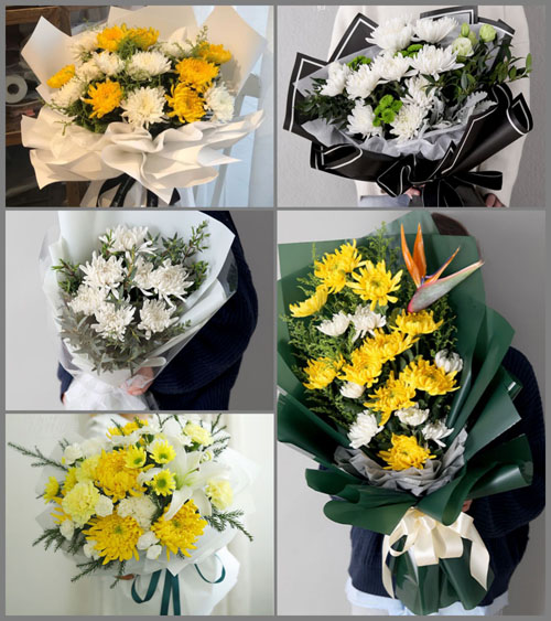 海南儋州市兰洋镇白事花束代送